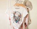 Boho Dreamcatcher Comfort Tee Womens Spring Casual Relaxed Fit
