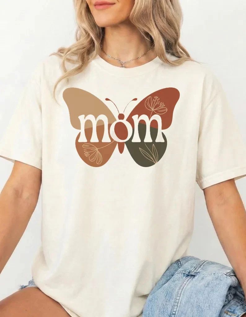 Boho Mom Aesthetic Women Comfort Tee