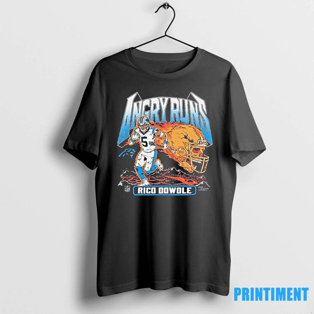 Rico Dowdle Carolina Panthers Angry Runs Player Tshirts Sweater