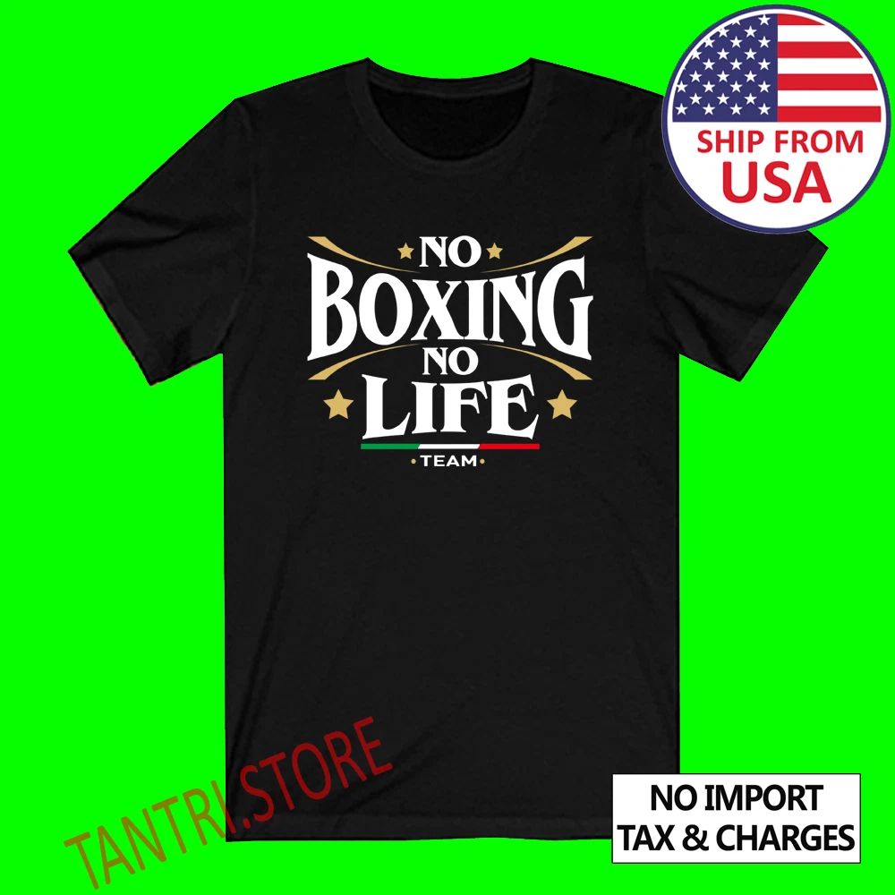 No Boxing No Life Canelo Alvarez Team Men's Black Size S to 3XL