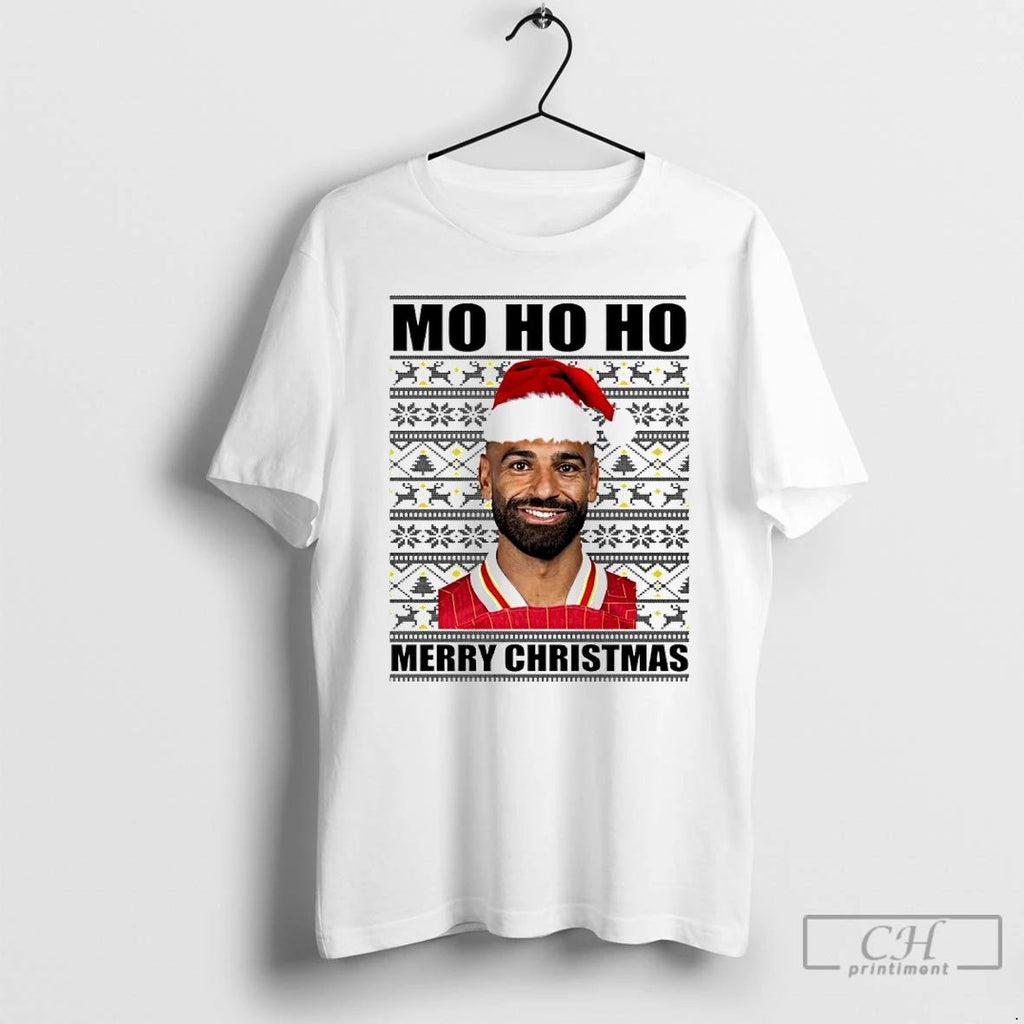 Classic Mohamed Salah Mo Ho Ho Sala Mery Christmas Ugly T Shirts
