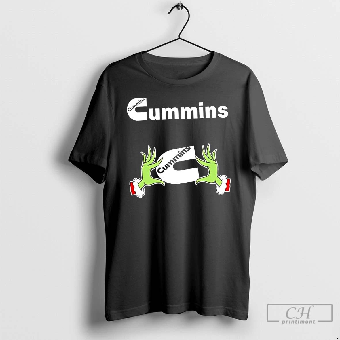 Classic Grinch Hands Love Cummins Christmas T Shirts