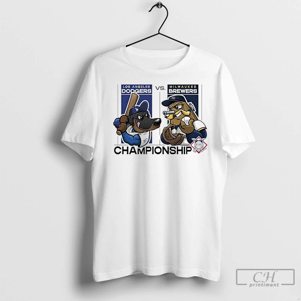 Classic Los Angeles Dodgers Vs Milwaukee Brewers 2025 Nlcs Matchups Mascot