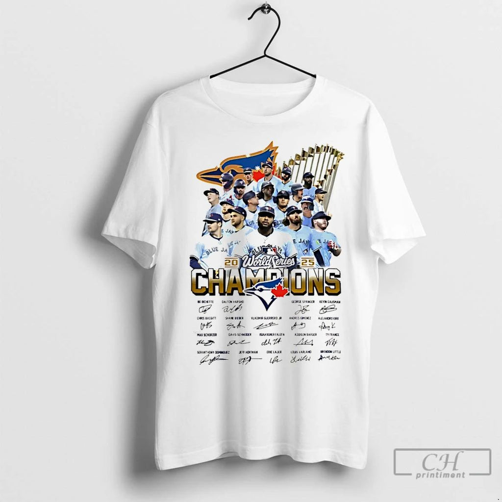 Classic Toronto Blue Jays World Series Champions 2025 All Team Signature Christmas