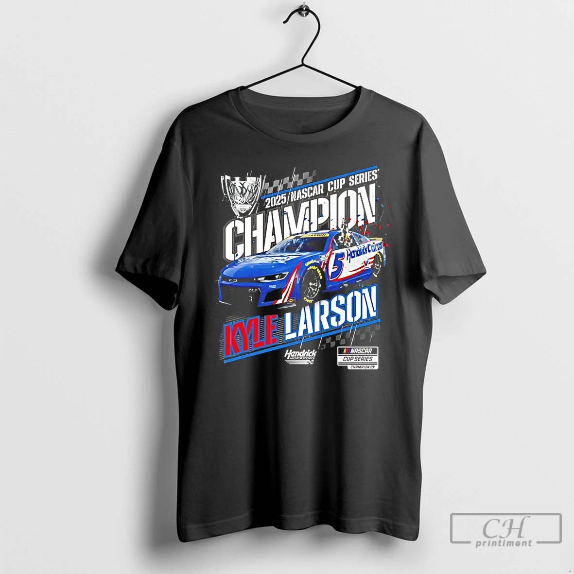 Premium Kyle Larson Nascar Cup Series Champion 2025 T Shirts
