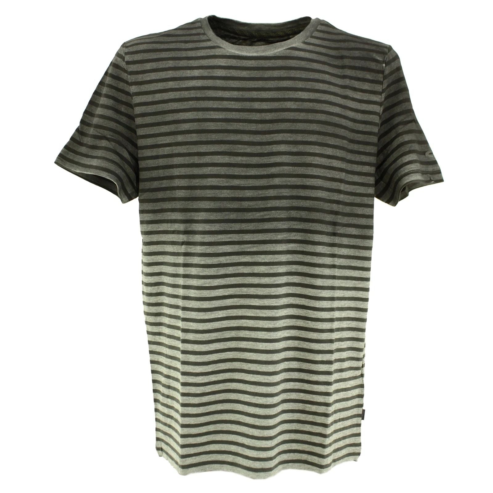 CAMEL ACTIVE Mens Short Sleeve Crew Neck T-Shirt Black Gray Gradient 28091