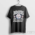 Classic 2025 National League Champions Los Angeles Dodgers T Shirts