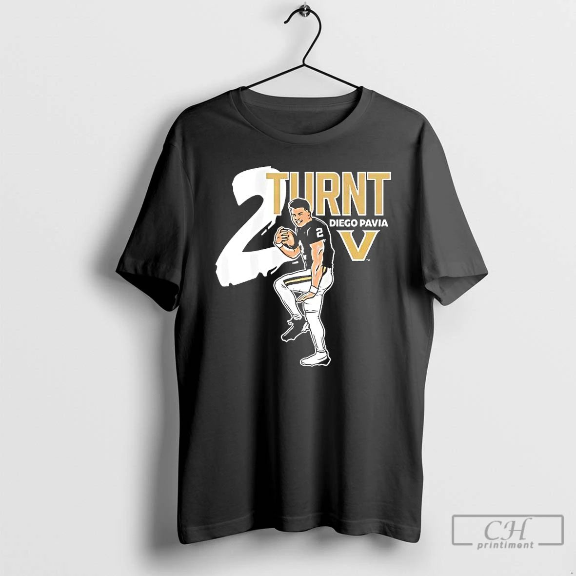 Classic Vanderbilt Commodores Football Diego Pavia 2 Turnt T Shirts