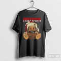 Classic Freedom Defiant Santa Claus Middle Finger Christmas 2025 Long Sleve T Shirts