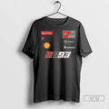 Officials Marc Marquez Ducati Lenovo Team 2 Sided T Shirts