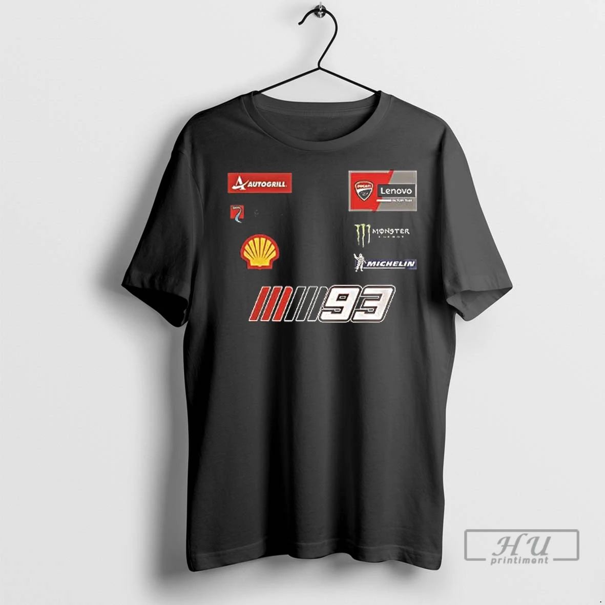 Officials Marc Marquez Ducati Lenovo Team 2 Sided T Shirts