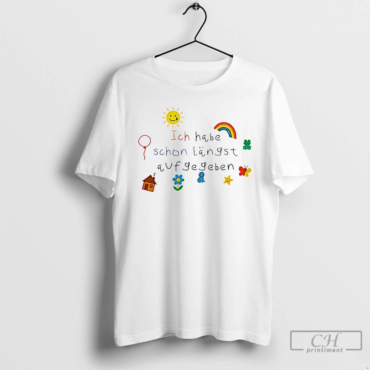 Premium Ich Habe Schon Langst Aufgegeben Icon T Shirts