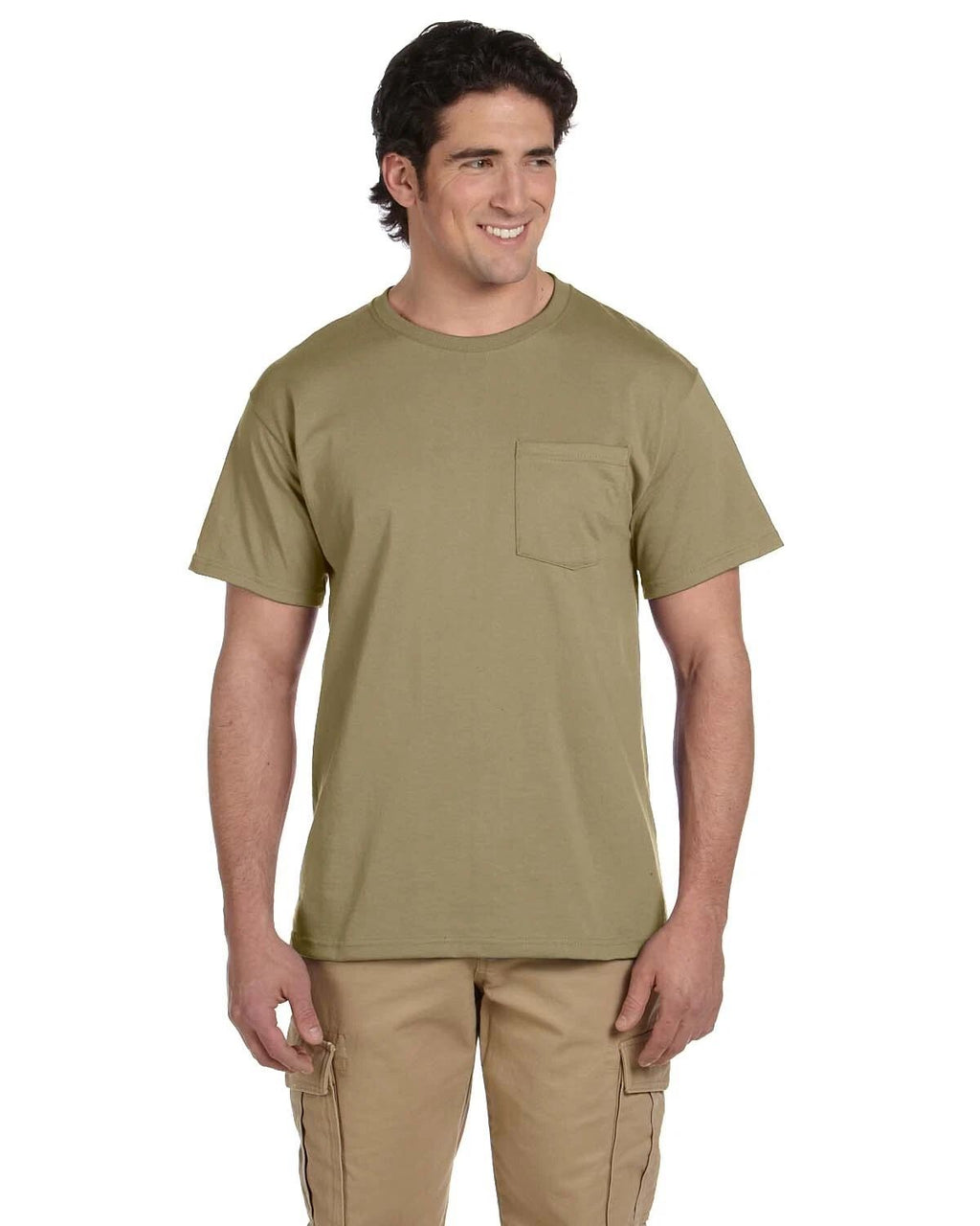 Jerzees Adult 5.6 oz. DRI-POWER ACTIVE Cotton Poly Pocket T-Shirt 29P S-5XL