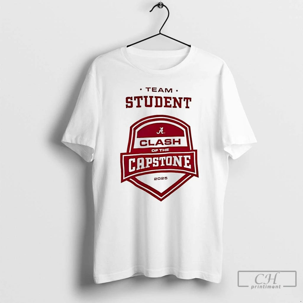 Classic University Of Alabama Team Student Clash Of The Capstone 2025 Logo T Shirts