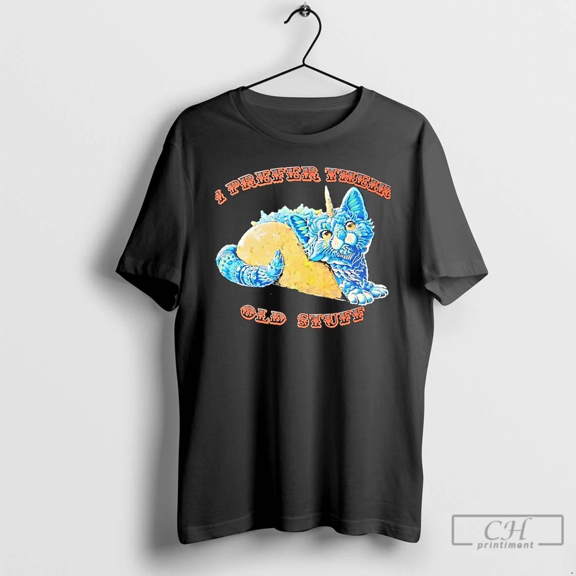 Classic Tacocat Blue I Prefer Their Old Stuff T Shirts