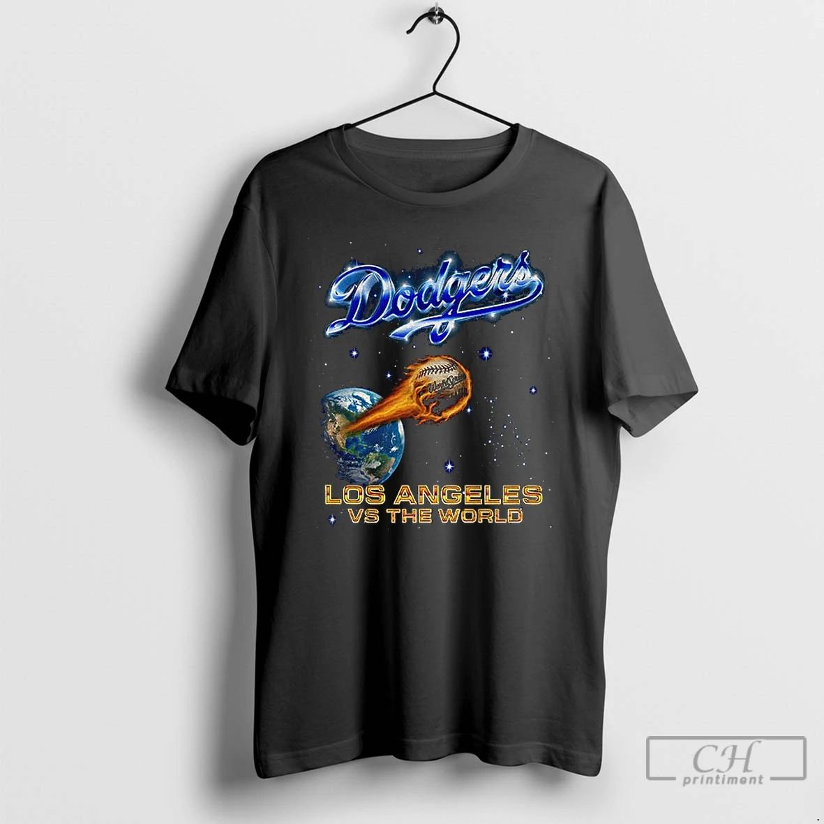 Premium Los Angles Dodgers 2025 Mlb Champions Los Angles Vs The World T Shirts