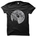 Tardis Moon Silhouette Sci-Fi Movie T-Shirt M5746