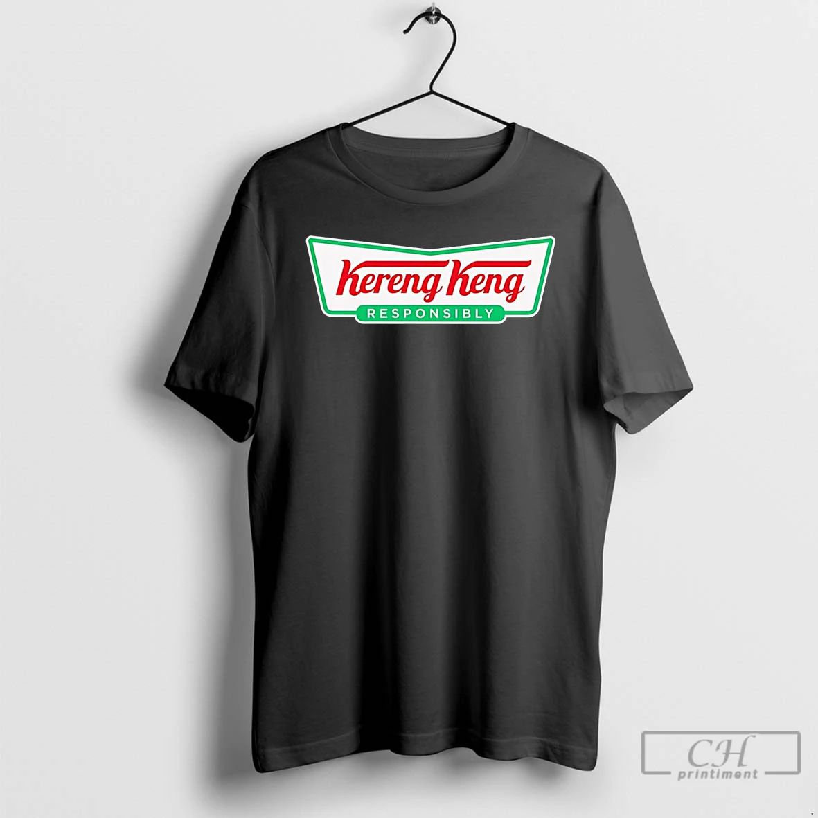 Classic Kereng Keng Responsibly Krispy Kreme Parody T Shirts
