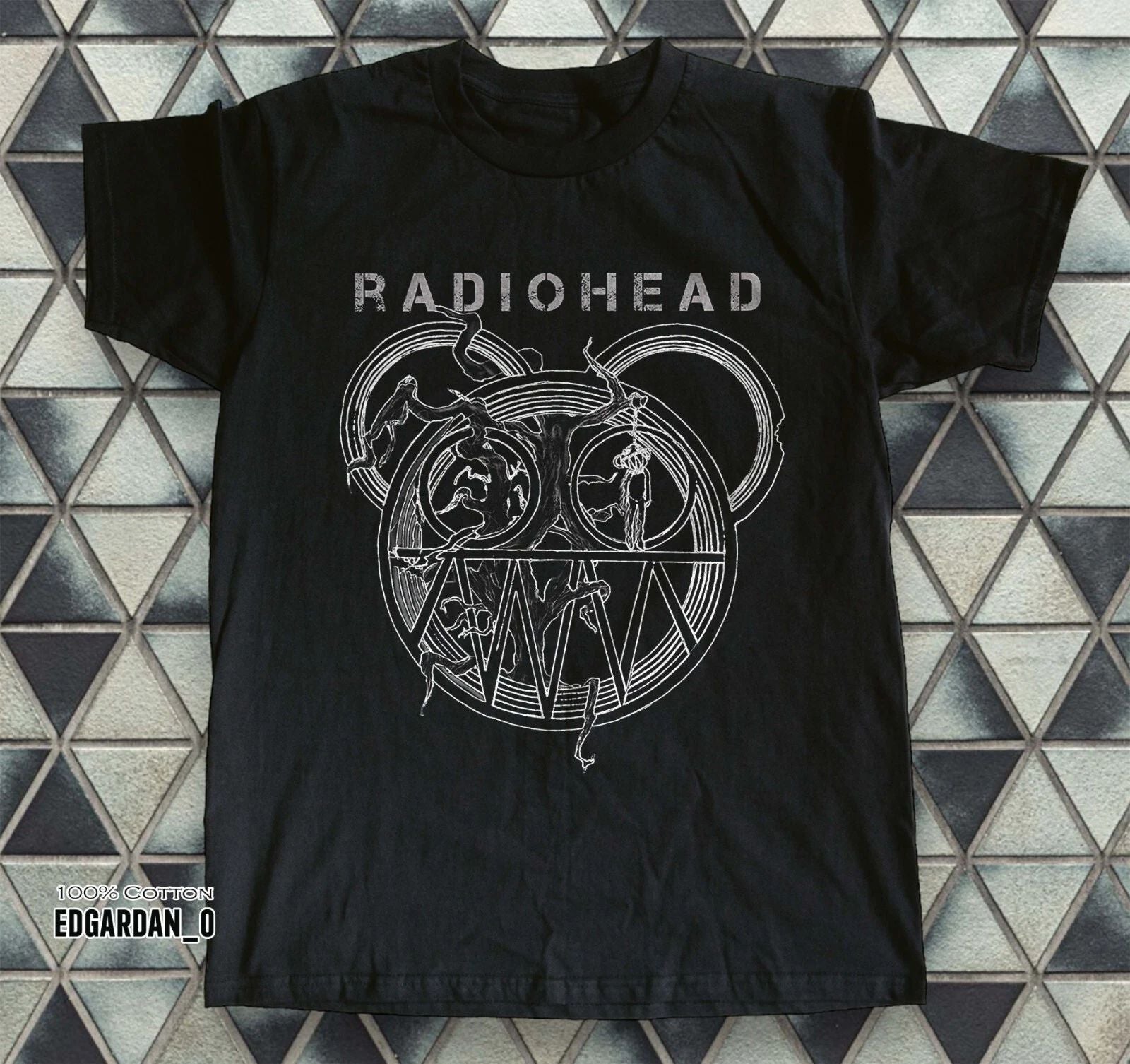 New! Radiohead Evil Face Black Unisex T-shirt Size S-5XL