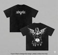 Vintage Y2K Gothic Angel T-Shirt Oversized Dark Aesthetic Graphic Tee Men
