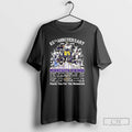Classic Minnesota Vikings 65th Anniversary Thank You For Memories Player Signature T Shirts