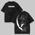 Retro Vintage Unisex Soul Eater Maka Anime Manga Acid Washed Heavyweight T-shirt