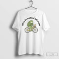 Premium Frog And Cat On Bicycle Resistance Off To Be Radical Left Scum T Shirts