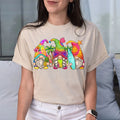 Summer Gnomes Unisex shirt summer surfing lover tee White Sand