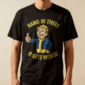 Fallout Graphic T Shirt Hang In There Funny Vintage Game Unisex Tee NWT