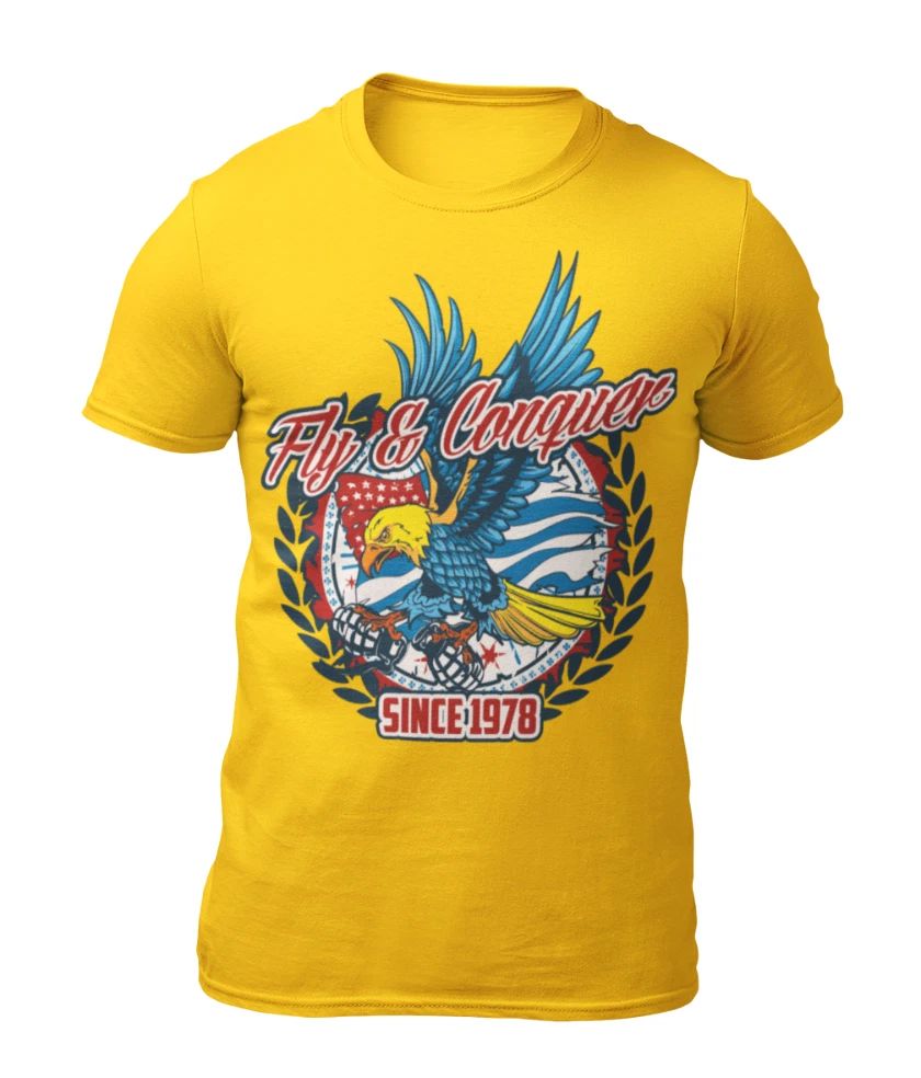 Fly And Conquer - Motivational Quote Men's T-Shirt - Women's T-Shirt