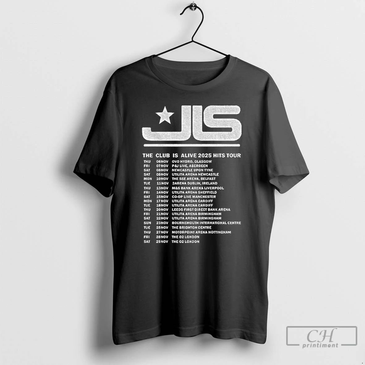Premium Jls The Club Is Alive 2025 Hits Tour T Shirts