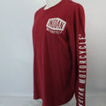 Men’s INDIAN MOTORCYCLE Long Sleeve T Shirt Red XL Spell Out Logo T-Shirt