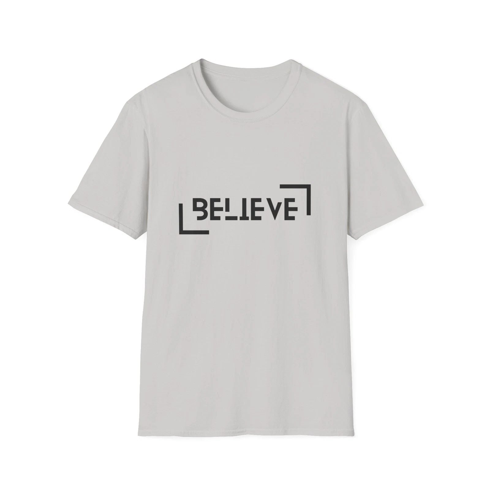 Motivational Unisex T-Shirt (BELIEVE) 100% Cotton