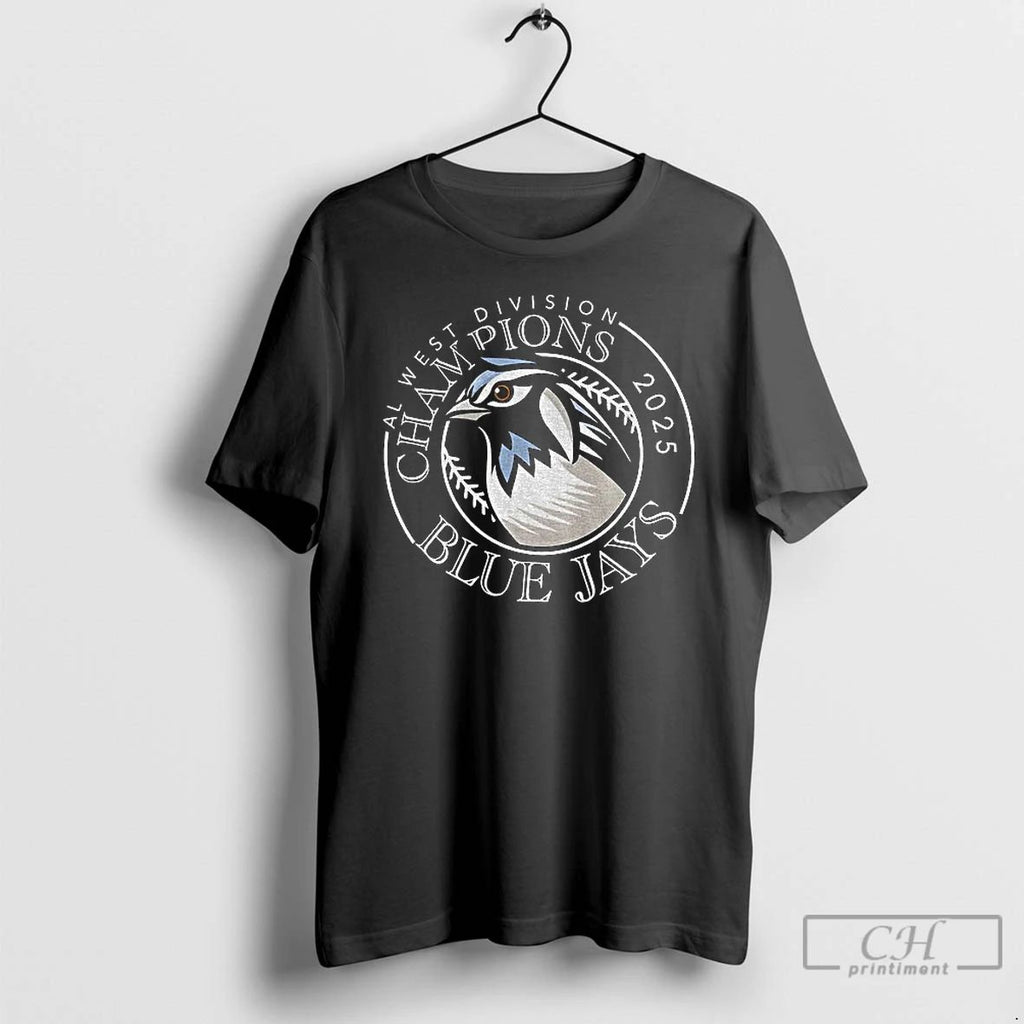 Premium Toronto Blue Jays 2025 Al West Division Champions 2025 Logo T Shirts