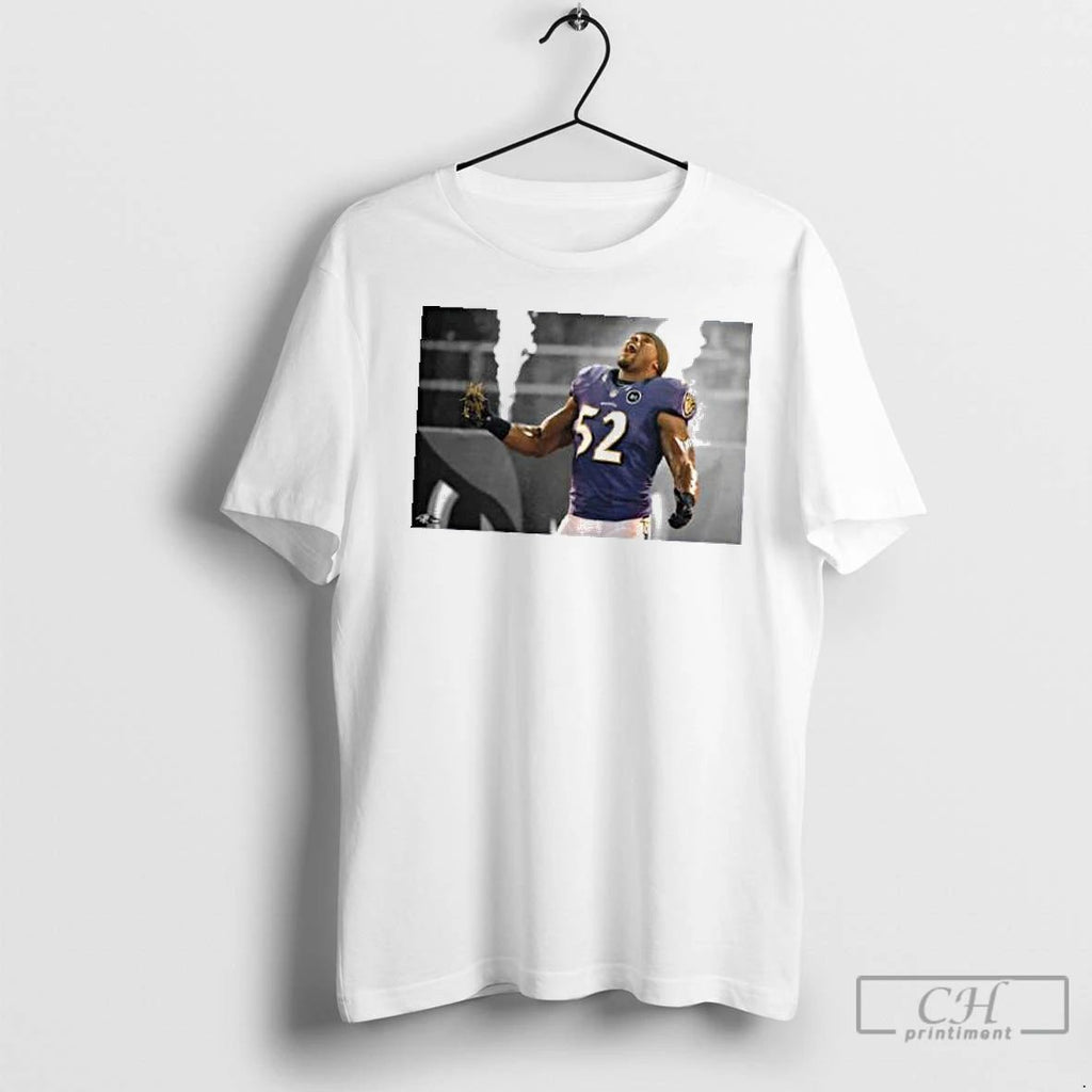 Classic Ray Lewis Baltimore Ravens Pay Homage Tri Blend