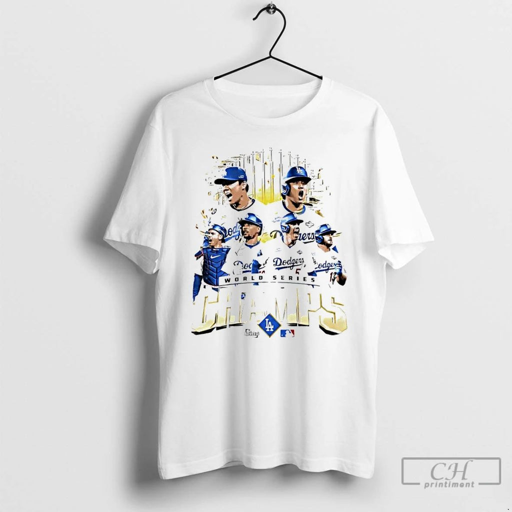 Premium Los Angeles Dodgers 2025 World Series Champs Graphic T Shirts