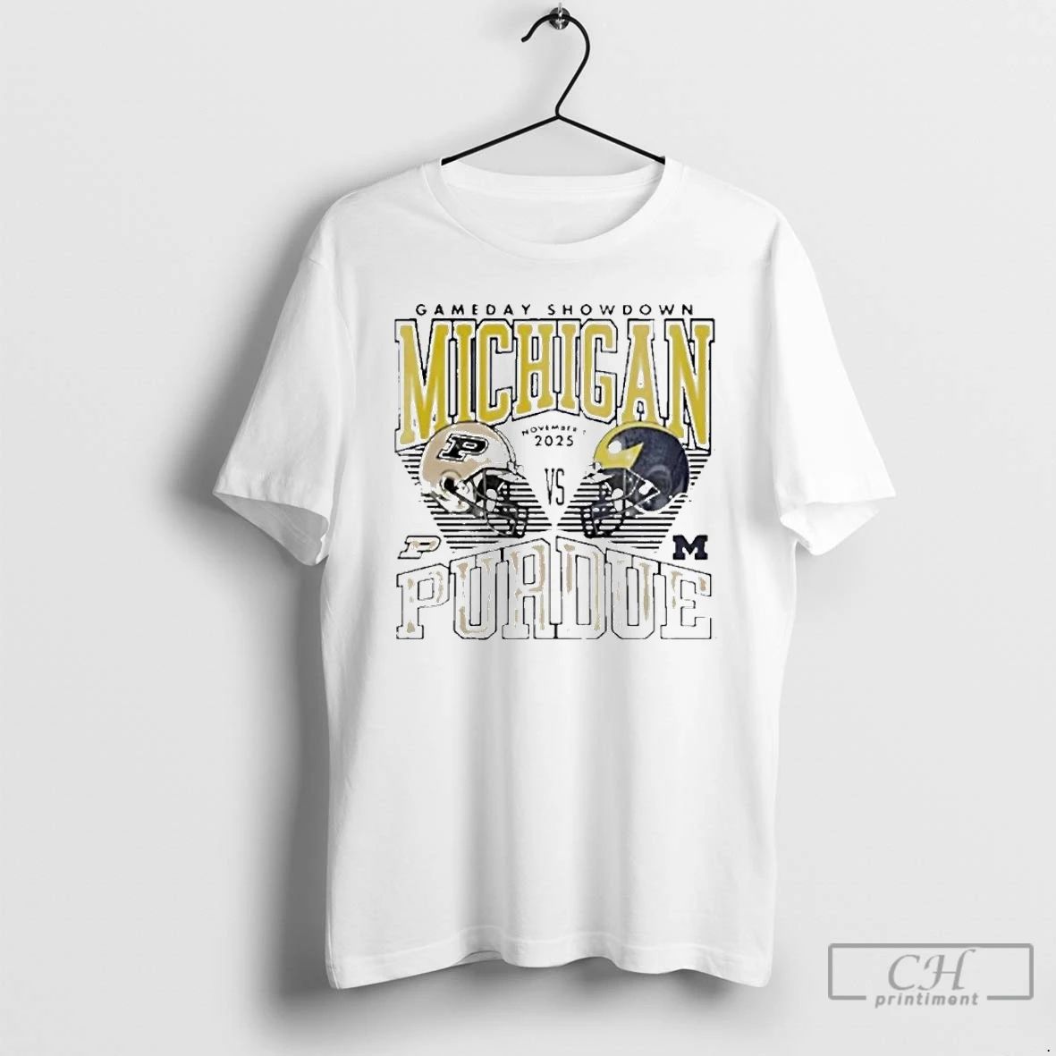 Classic Michigan Wolverines Vs Purdue Boilermakers Gameday Showdown 2025 T Shirts