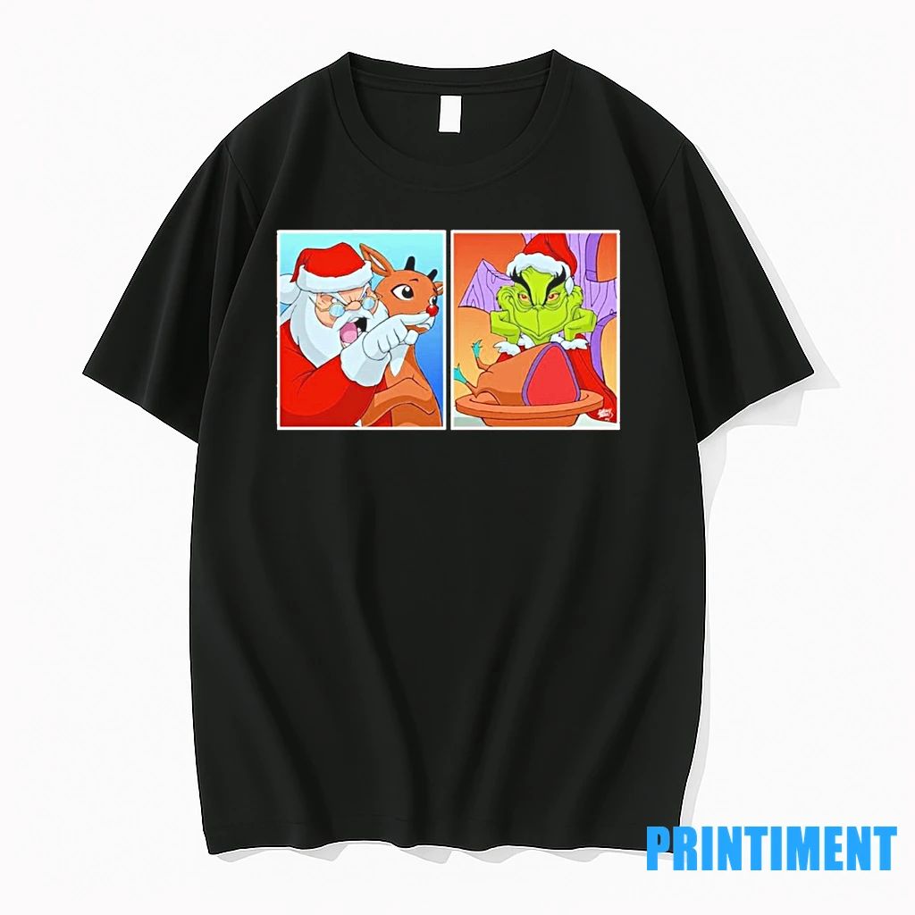 Santa Claus Yelling Meme Grinch Tshirts Sweater