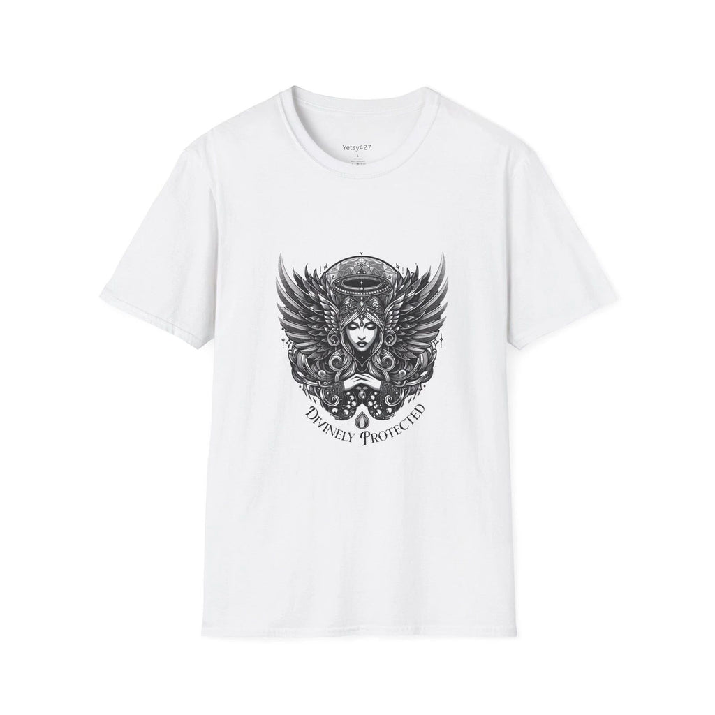 Valkyrie Winged Goddess T-Shirt | Norse Warrior Helmet Illustration