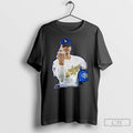 Classic Kike Hernandez Middle Finger Meme Signature Dodgers Champion T Shirts