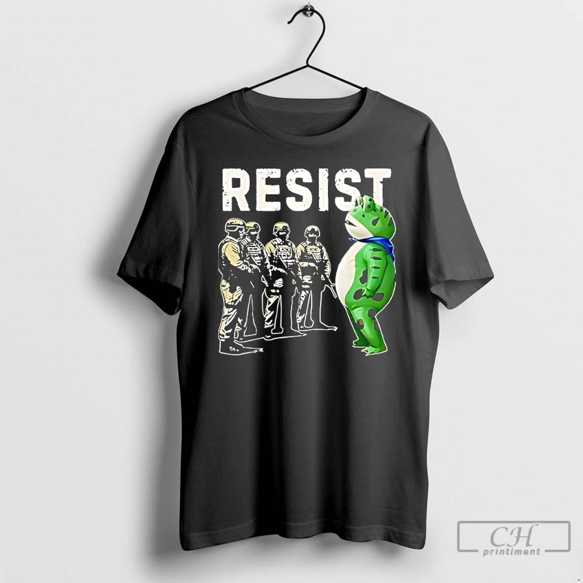Classic Frogs Resist Portland Frog Protest T Shirts