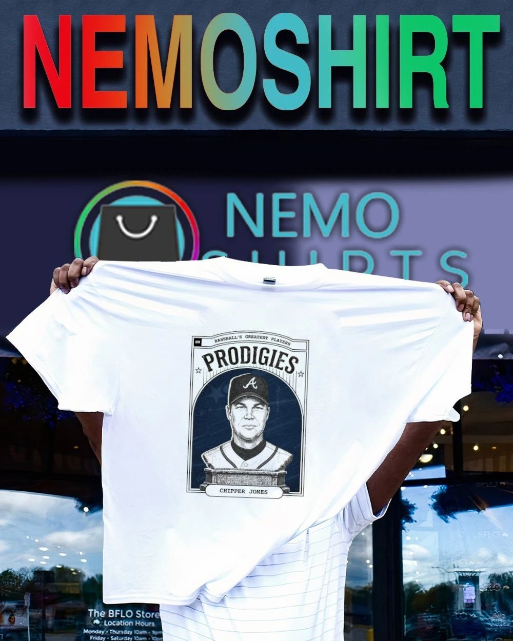 Chipper Jones Prodigies Baseball’s Greatest Players shirt