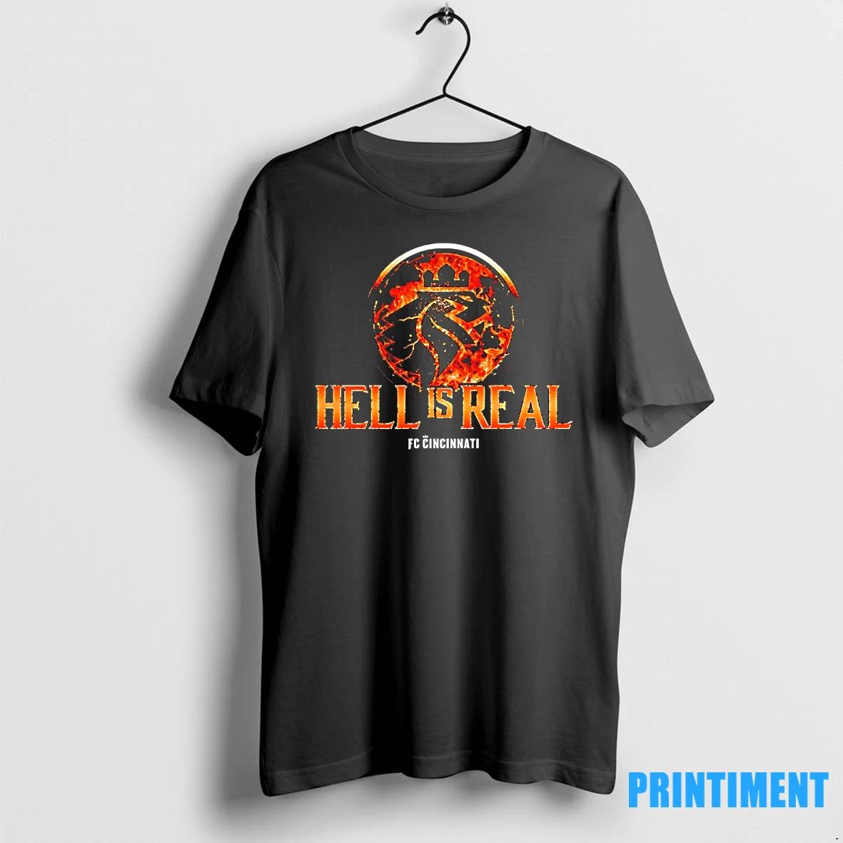 Fc Cincinnati Hell Is Real Kombat Orange Flame Tshirts Sweater