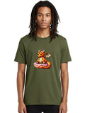 Donut-Dragon-5 Mens Graphic Tee, 100% Cotton, Casual Summer Wear