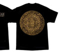 Aztlan T Tee Shirt Lowrider Prophecy Aztec Calendar  DGA