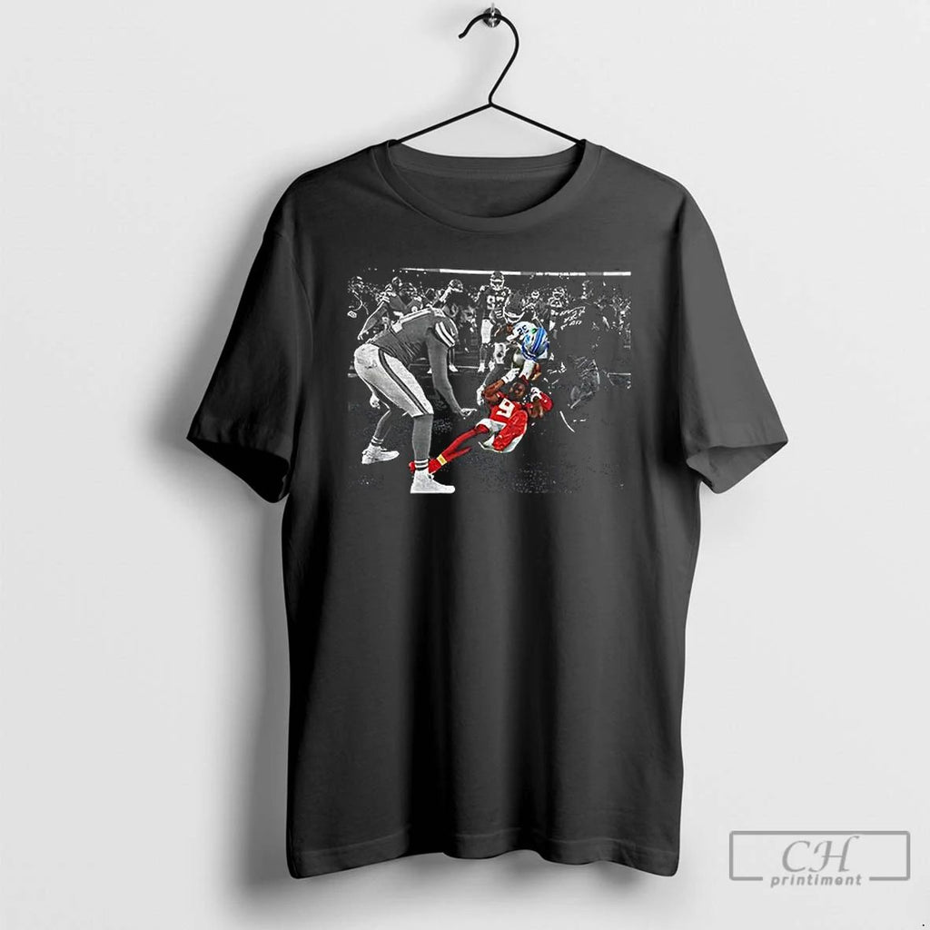 Classic Brian Branch Funny With Juju Smith Schuster Detroit Lions Vs Chiefs T Shirts