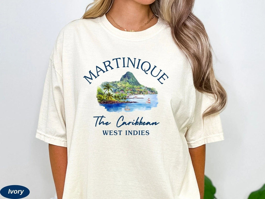Martinique T-Shirt Travel Gift for Caribbean France Trip Lovers Souvenir Tee