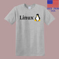Linux System Computer Gaming Men's Grey  Size S-5XL