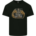 Devil Dragon Skeleton Fantasy Skull Demon Mens Light Cotton T-Shirt