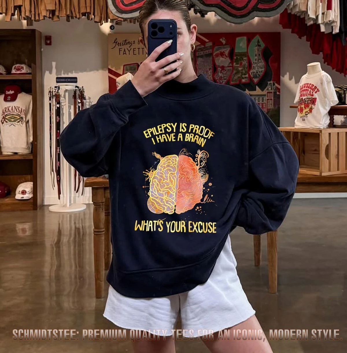 Epilepsy Is Proof I Have a Brain What’s Your Excuse shirt